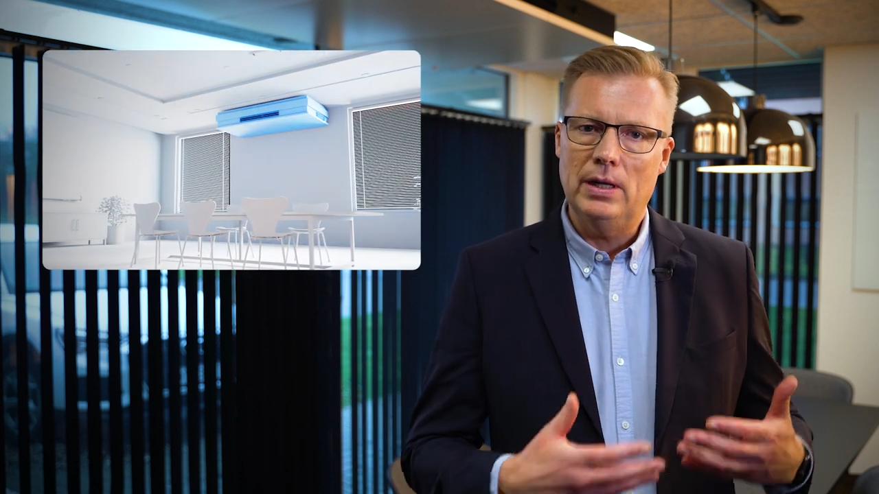 De ventilatie van de toekomst omvat ventilatie, verwarming en koeling